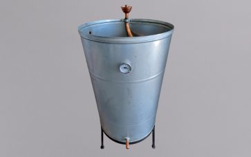   Horganyzott tartályos hűtő, réz spirálos 300l vízzáras kivitel