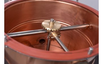   Üst keverőszerkezettel DES 100l leengedőcsaposhoz peremtömítéses kivitel