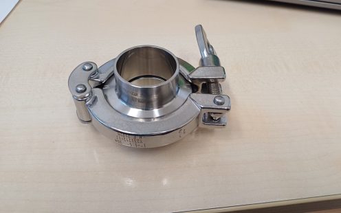 Clamp bilincs hegeszthető csővégekkel, tömítéssel