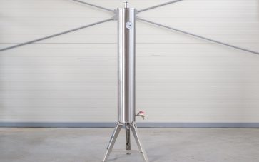   PRO-AT rozsdamentes acél átfolyós hűtő, tányéros 20l - BILINCSES 