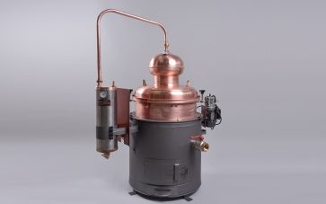 HP 100 leengedőcsapos pálinkafőző elektromos keverővel