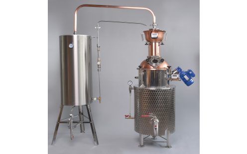 PRO-TT rozsdamentes acél átfolyós hűtő, tartályos 170l