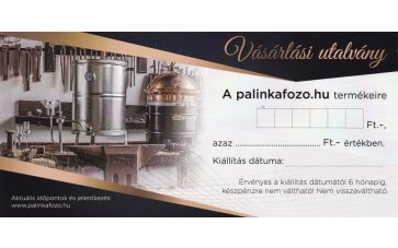    Vásárlási utalvány 5000 Ft (az összeg többszöröse is vásárolható)