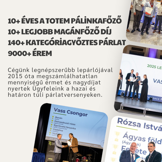 Pálinkaverseny eredmények