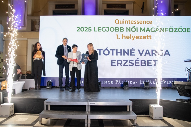 Tóthné Varga Erzsébet, Quintessence 2025 legjobb női magáfőző