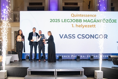 Vass Csongor, Quintessence 2025 legjobb magánfőző